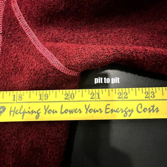 Kuhl Womens Jacket L Alfpaca Fleece Outdoor Thumbholes Pockets Burgundy Tara - Picture 7 of 8